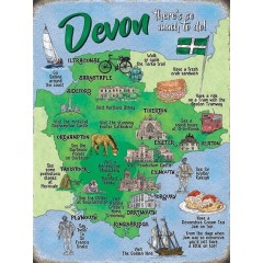 Devon Theres So Much To Do Metal Sign 400 x300mm