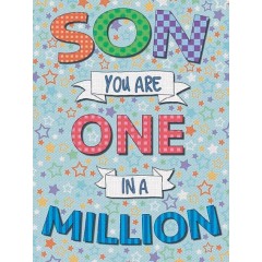 Son One In A Million Metal Sign 400 x300mm