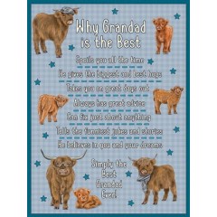 Why Grandad Is The Best Metal Sign 400 x300mm