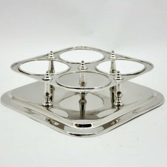 34CM NICKLE PLATED BOTTLE STAND