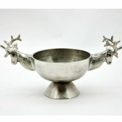 30CM STAGS HEAD PEANUT BOWL