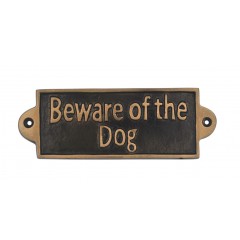 BEWARE OF THE DOG - METAL SIGN