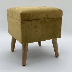 YELLOW WOODEN TRUNK