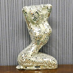 50CM SILVER MOSAIC LARGE SEXY BODY