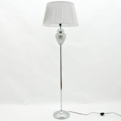 165x50x50CM CRACKLE GLASS LAMP AND SHADE