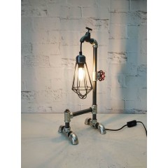 51CM METAL INDUSTRIAL PIPPING TABLE LAMP