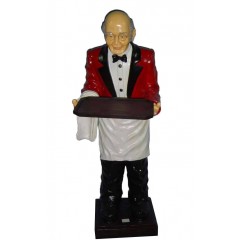 145CM RESIN WAITER WITH TRAY