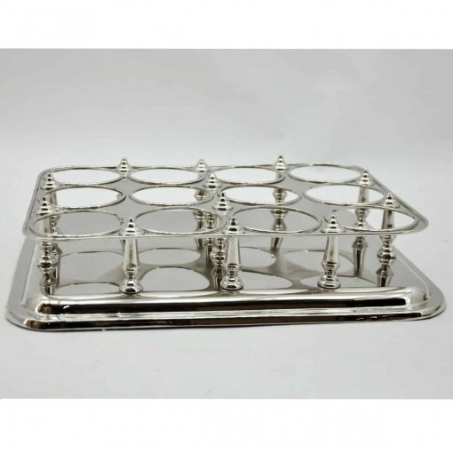49CM NICKLE PLATED BOTTLE STAND