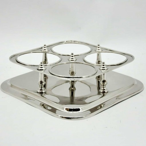 34CM NICKLE PLATED BOTTLE STAND
