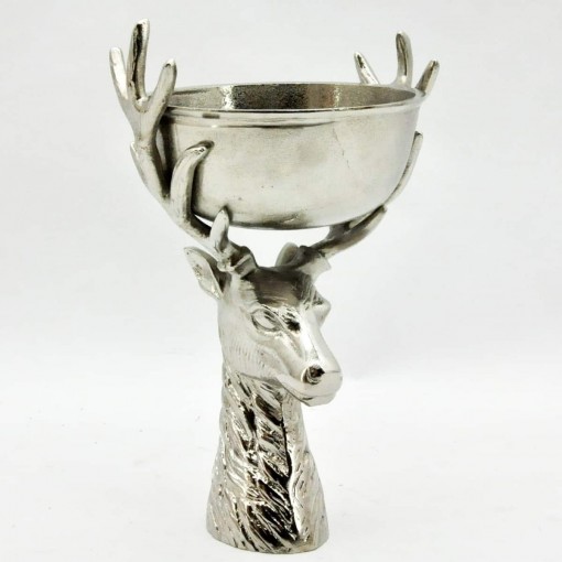 14" STAG HEAD CHAMPAGNE BOWL