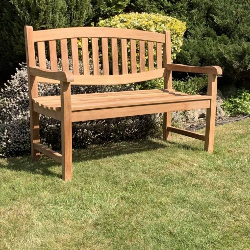 120CM 2 SEAT OVAL BACK BENCH