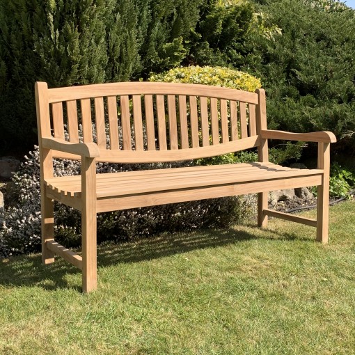 150CM 3 SEAT OVAL BACK BENCH