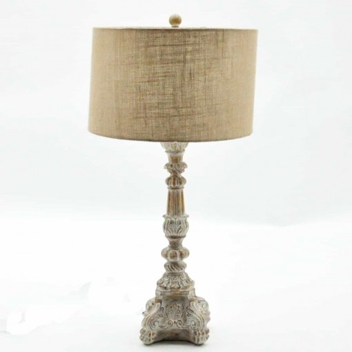 33.5" TABLE LAMP AND SHADE