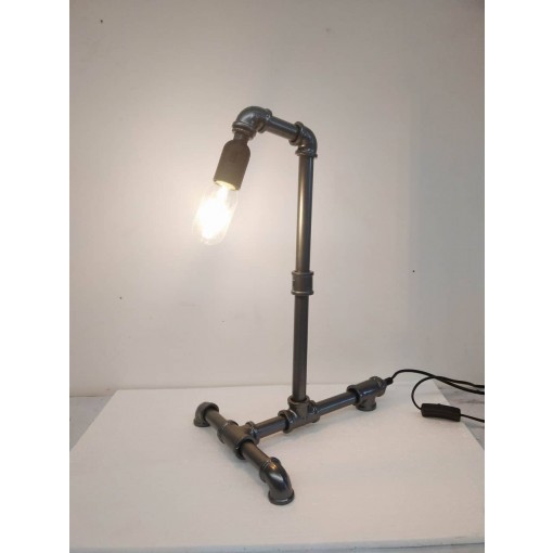 49CM METAL INDUSTRIAL PIPPING TABLE LAMP